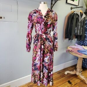 Floral Long Sleeve Dress